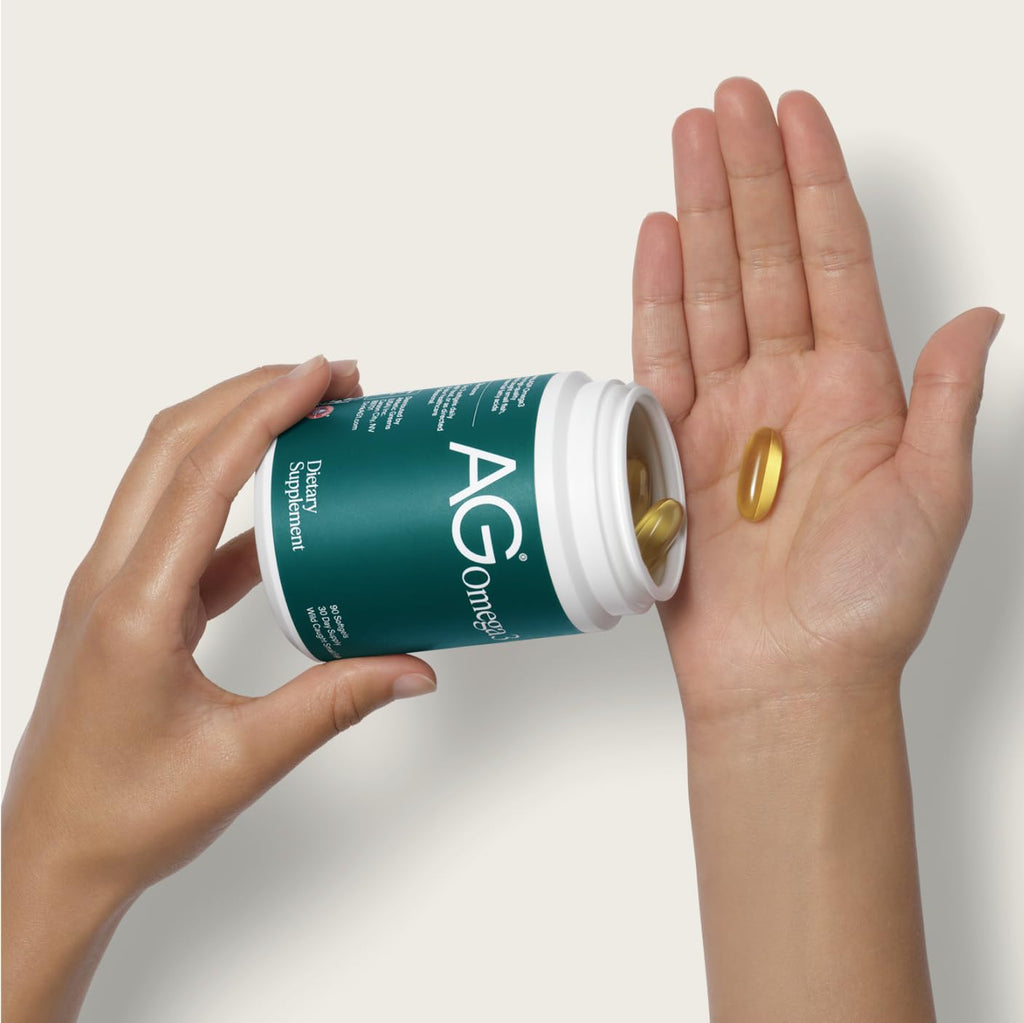 Omega-3 Fish Oil Softgels by AG1 - Heart & Brain Support


