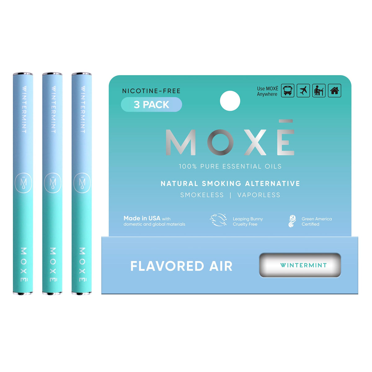 MOXE Non-Electric Aromatherapy Inhaler, Portable Scent Delivery