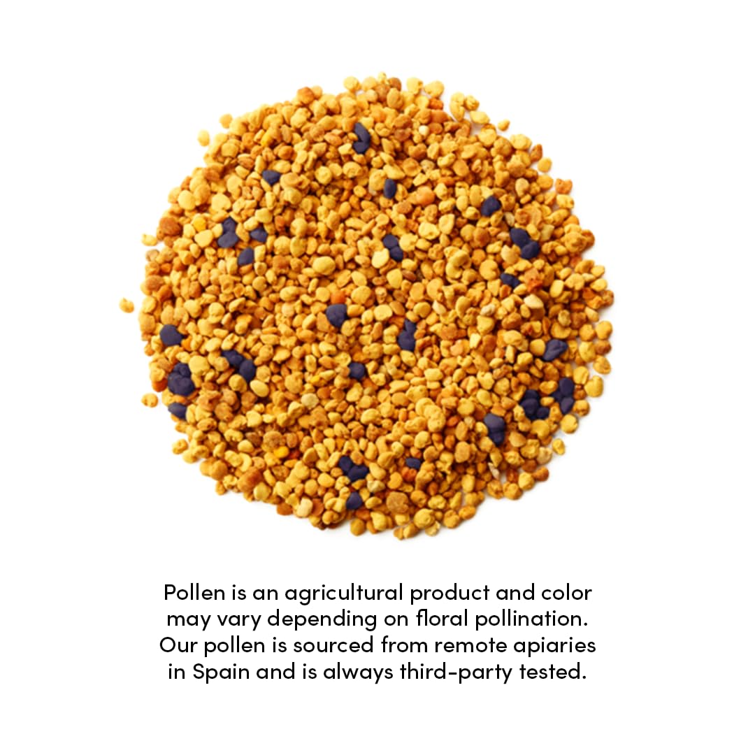 Beekeeper's Naturals Raw Bee Pollen Granules | Gluten Free


