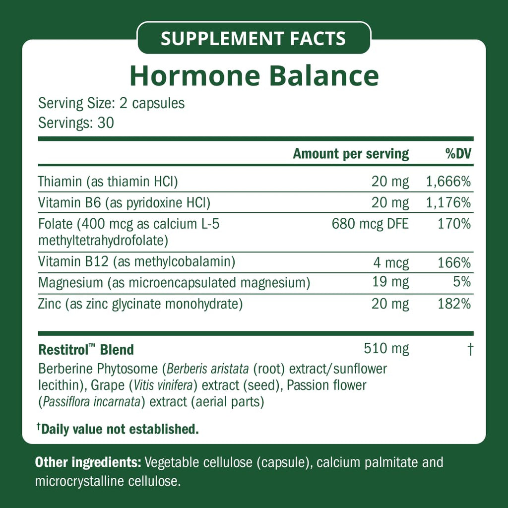 Semaine Hormone Balance Supplement - Mood & Skin Support


