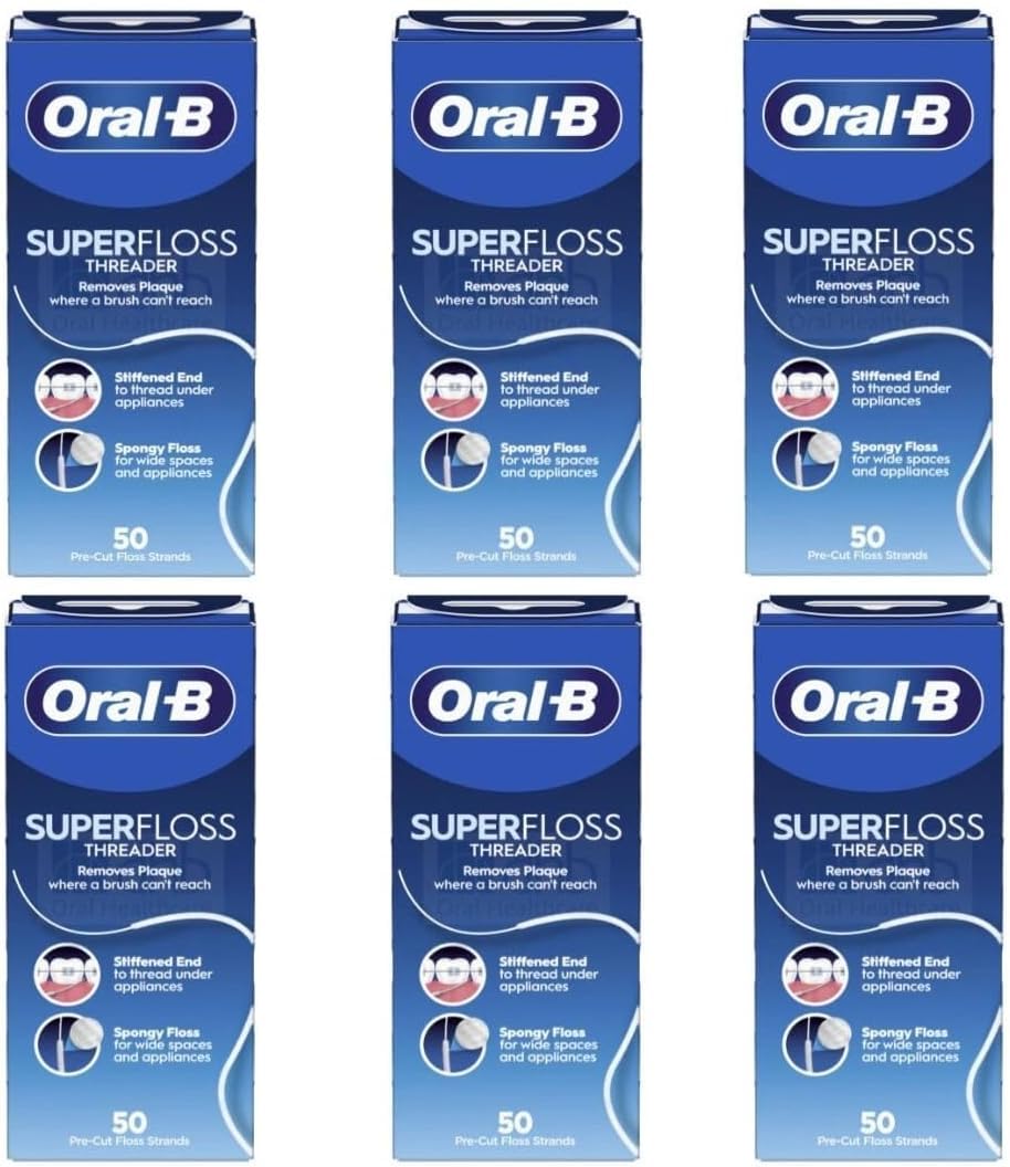 Oral-B Super Floss Dental Floss with Threader

