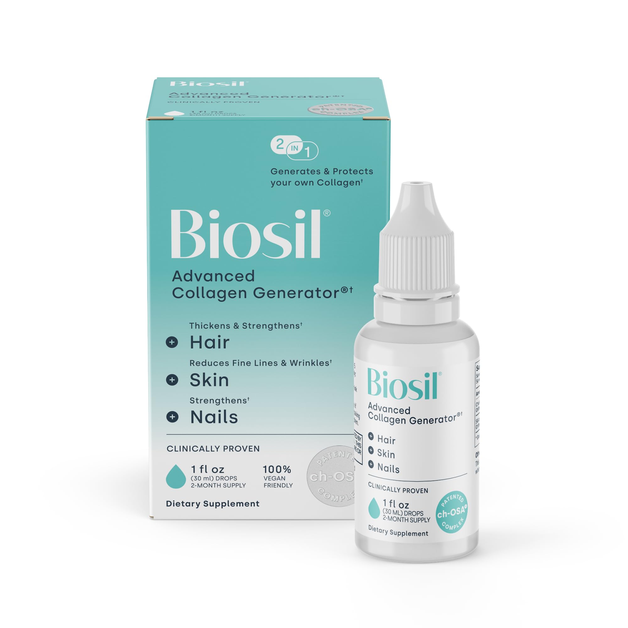 Biosil Collagen Booster Supplement for Skin Hair Nails

