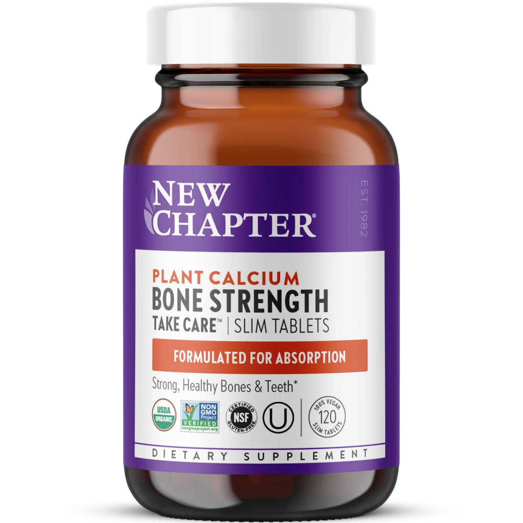 New Chapter Bone Strength Take Care Calcium Red Marine Algae

