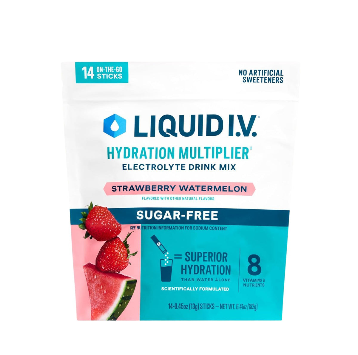 Liquid I.V. Hydration Multiplier Sugar-Free Electrolyte Drink Mix