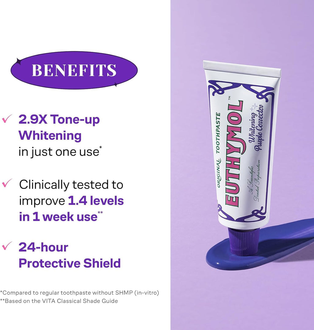 Euthymol Purple Whitening Toothpaste – Violet Tone-Up

