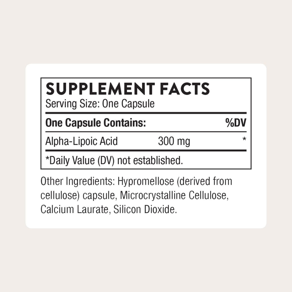 Thorne Alpha-Lipoic Acid Supplement | Antioxidant Support

