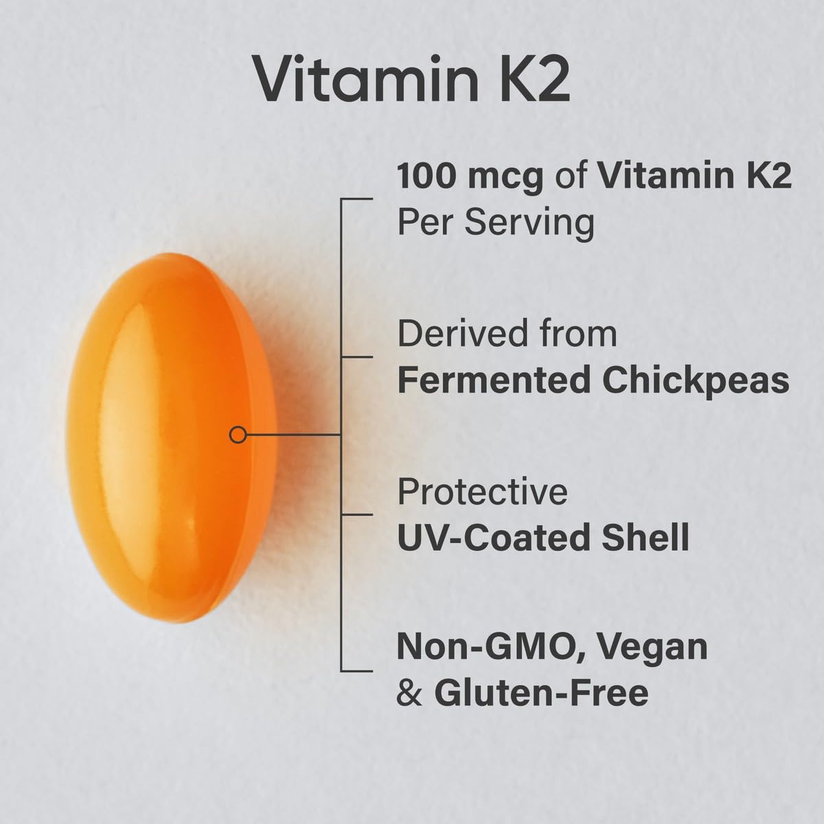 Sports Research Vitamin K2 MK-7 with Coconut MCT Softgels

