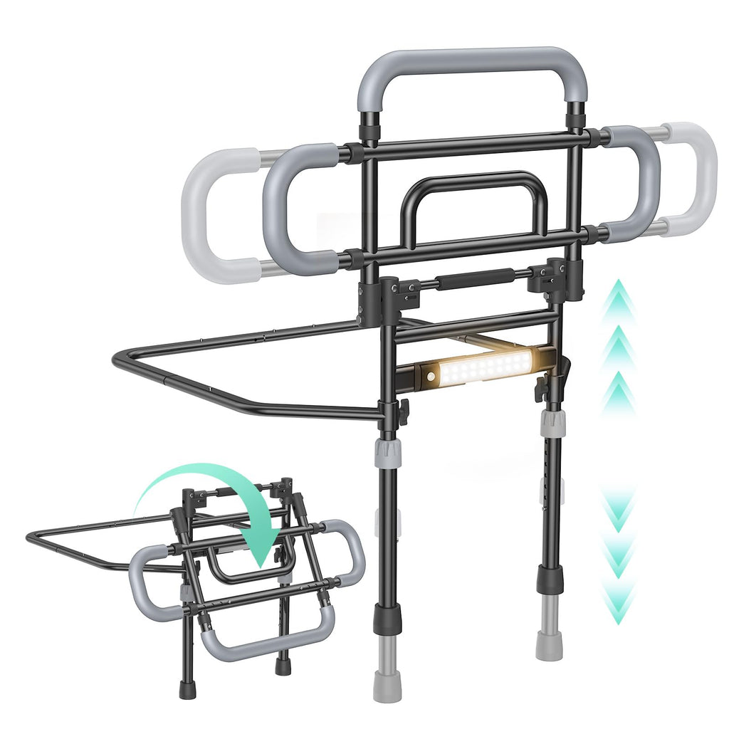 Bed Rails for Elderly Foldable with Adjustable Height

