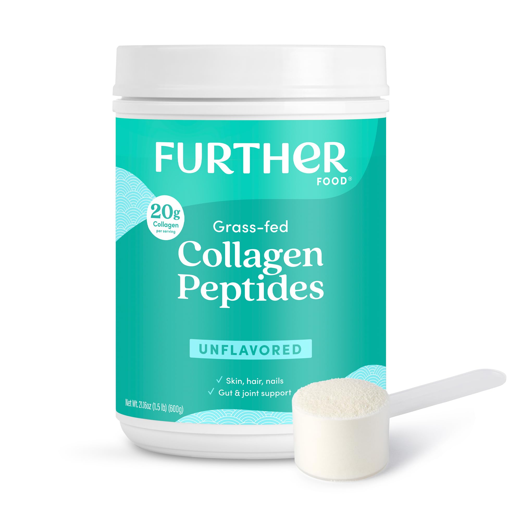 Further Food Collagen Peptides Powder Unflavored Grass-Fed

