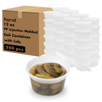 Karat Deli Containers with Lids - PP Injection Molded
