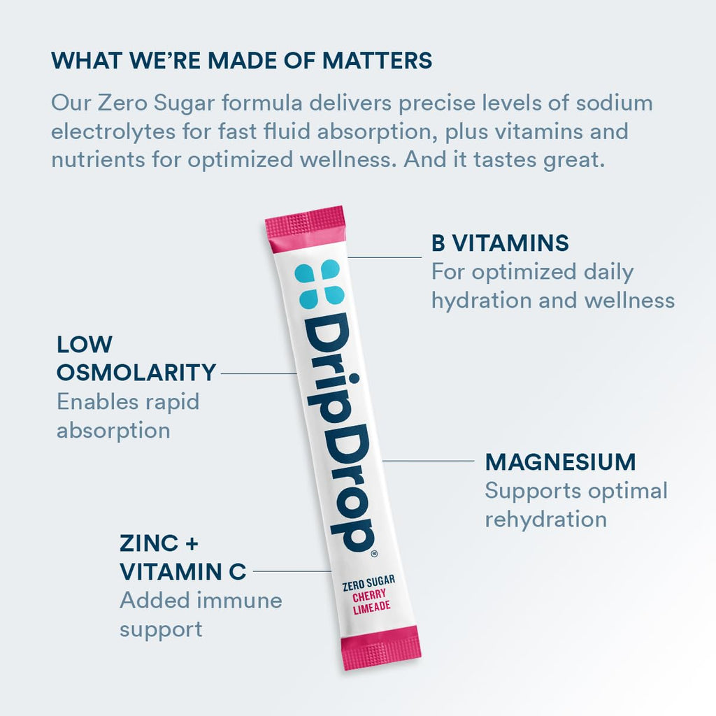 DripDrop Sugar Free Hydration - Electrolyte Drink Mix

