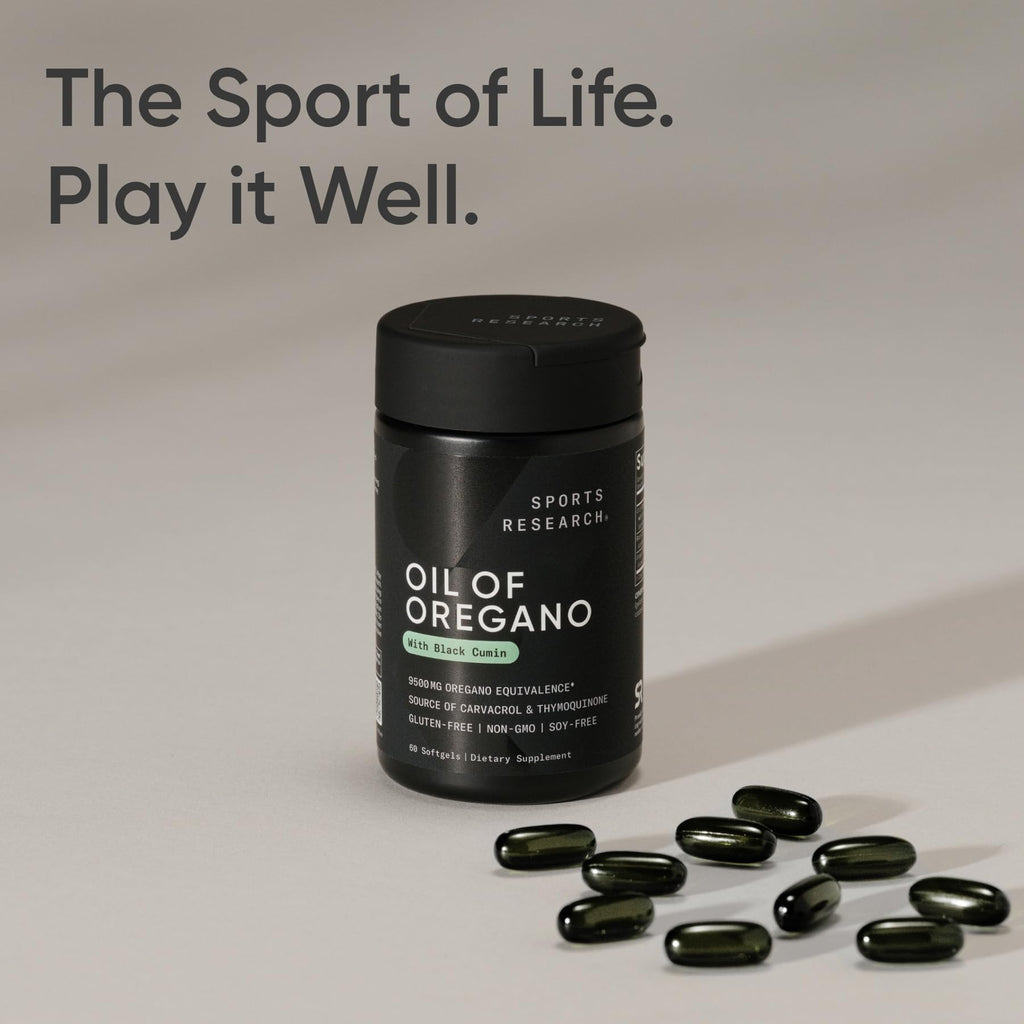 Oil of Oregano by Sports Research with Black Seed Oil


