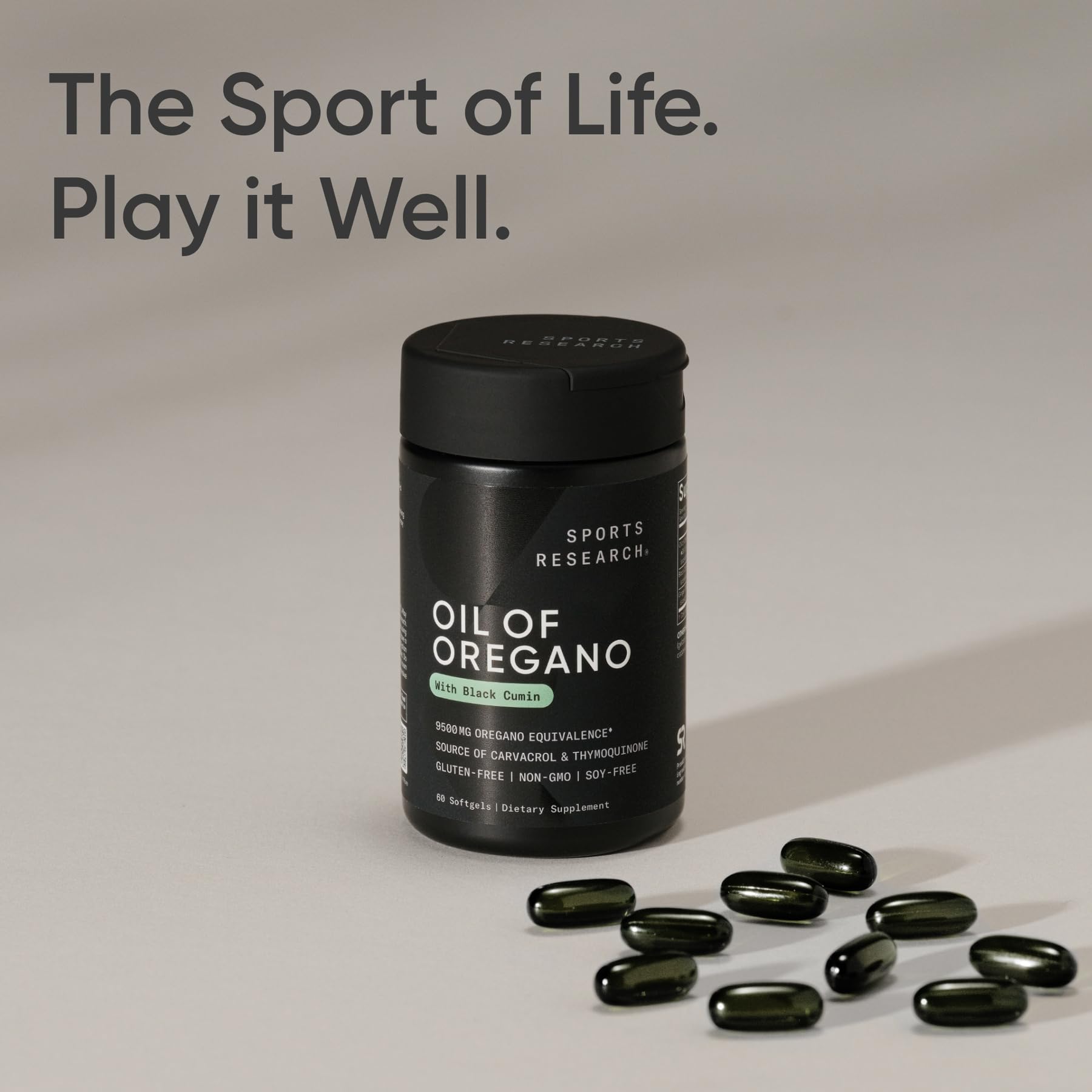 Oil of Oregano by Sports Research with Black Seed Oil

