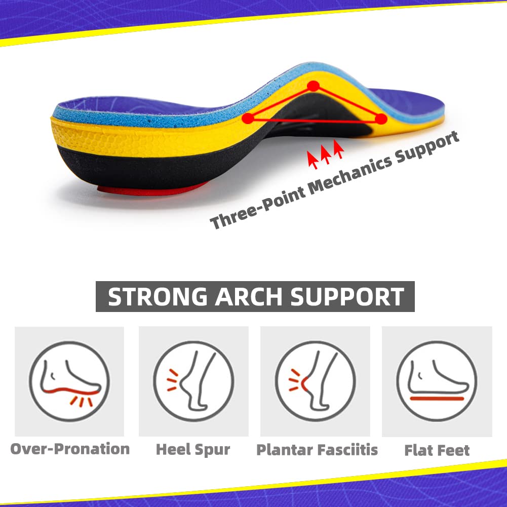 Valsole Orthotic Inserts with High Arch Support

