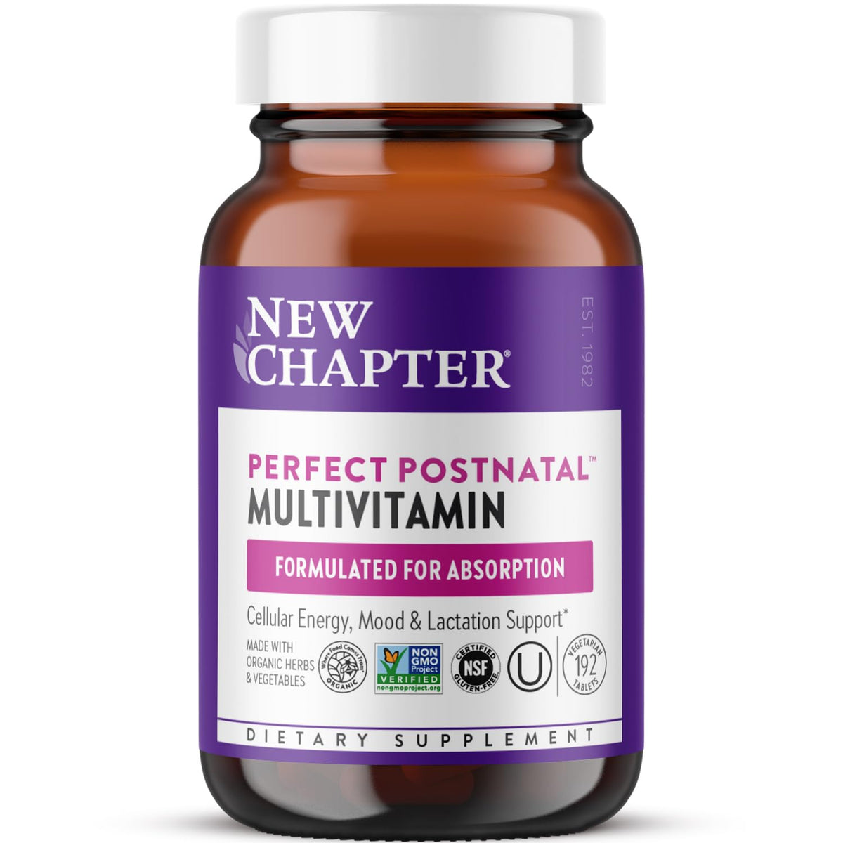 New Chapter Postnatal Vitamins for Lactation Fermented D3