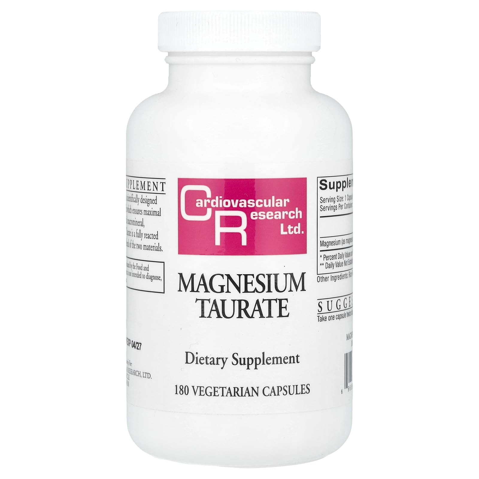 Cardiovascular Research Magnesium Taurate 125 mg

