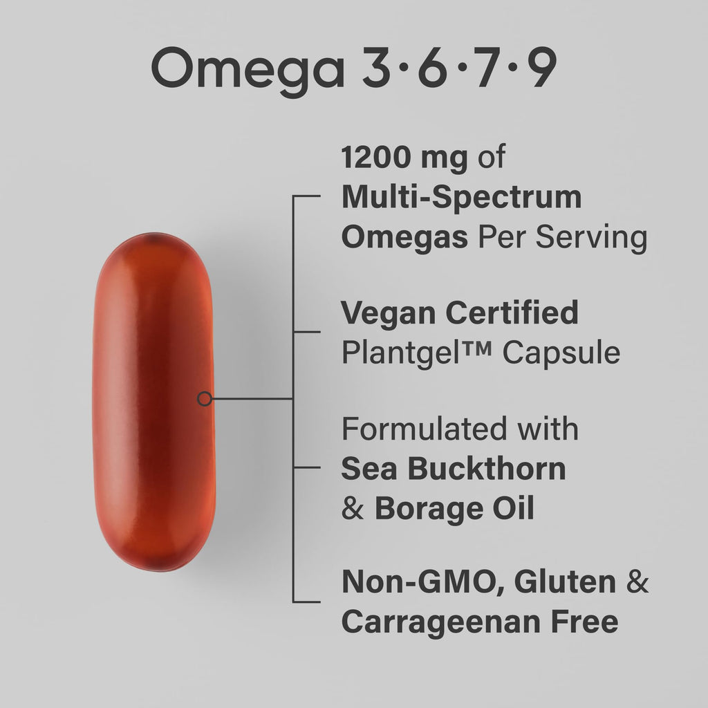 Sports Research Vegan Omega Fatty Acids Softgels

