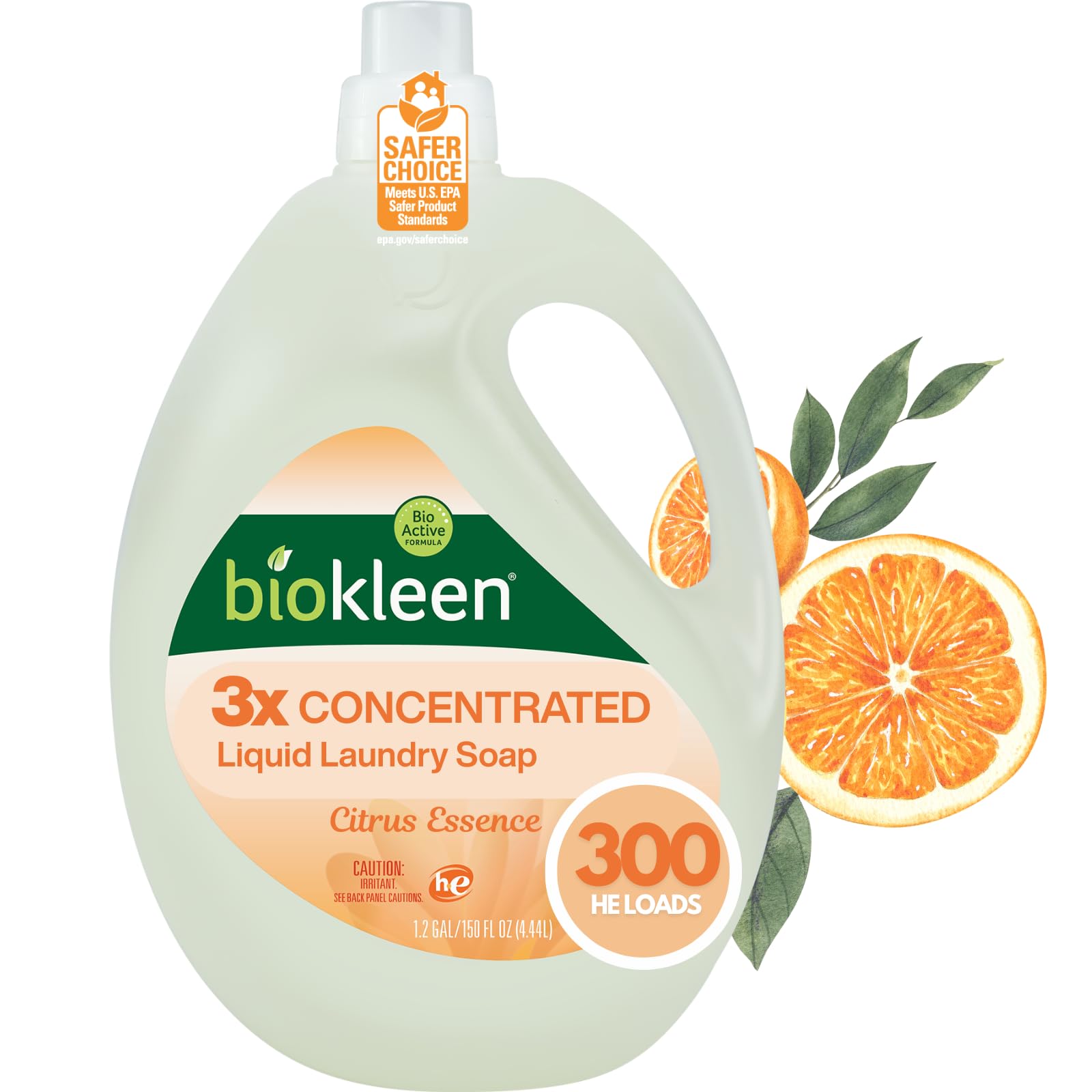 Biokleen Natural Sport Laundry Detergent - Plant-Based, Ultra Concentrated