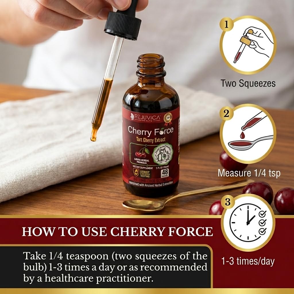 Rejuvica Health Cherry Force Tart Cherry Liquid Extract

