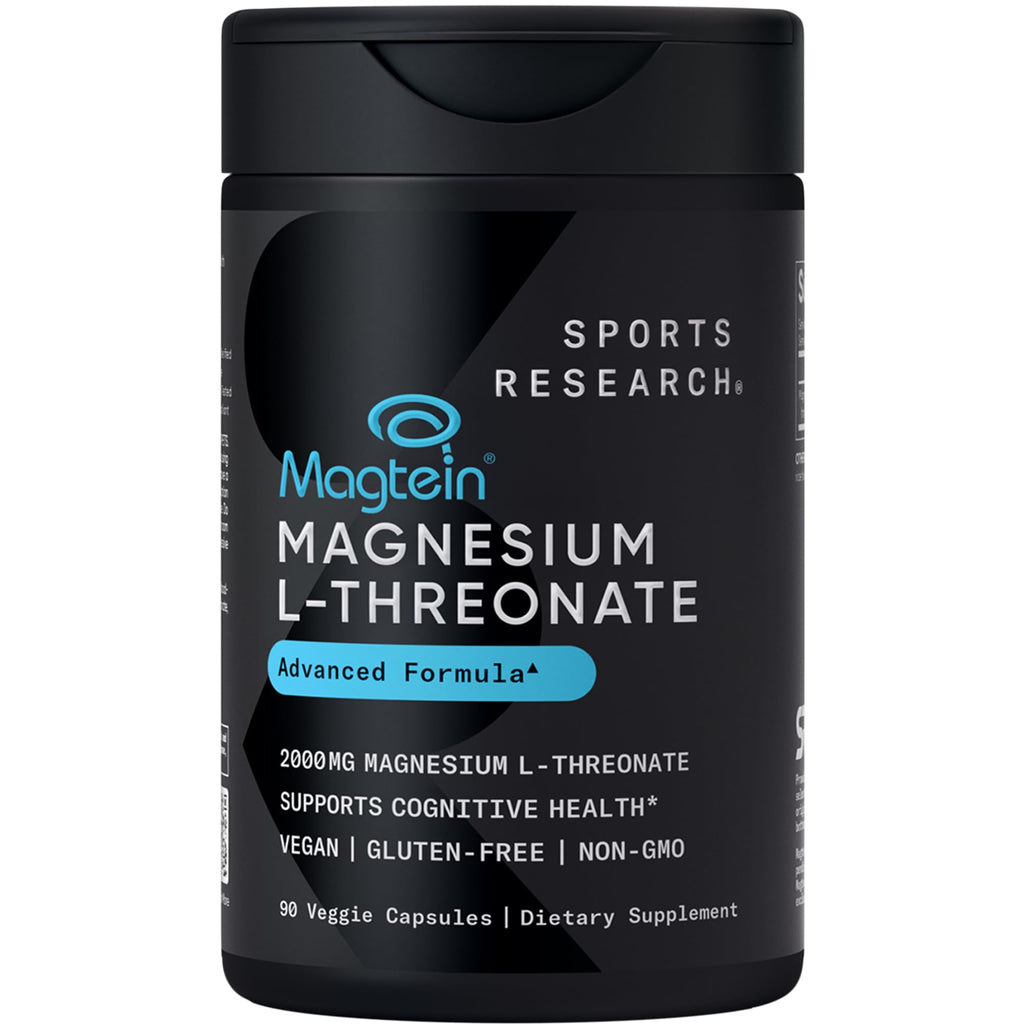 Magnesium L-Threonate Capsules by Sports Research


