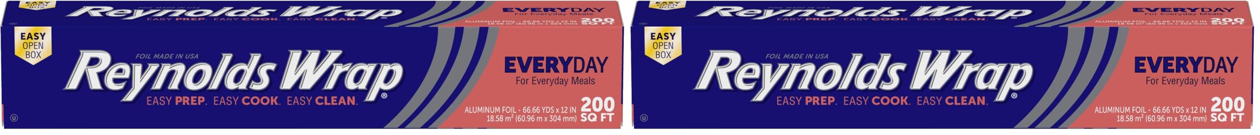 Reynolds Wrap Aluminum Foil Roll with Easy Tear Edge