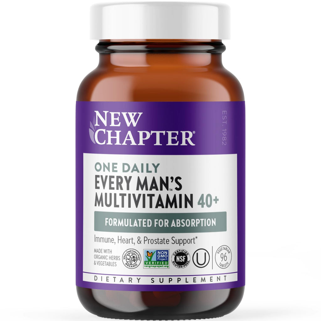 New Chapter One Daily Every Man's Multivitamin Immune Support

