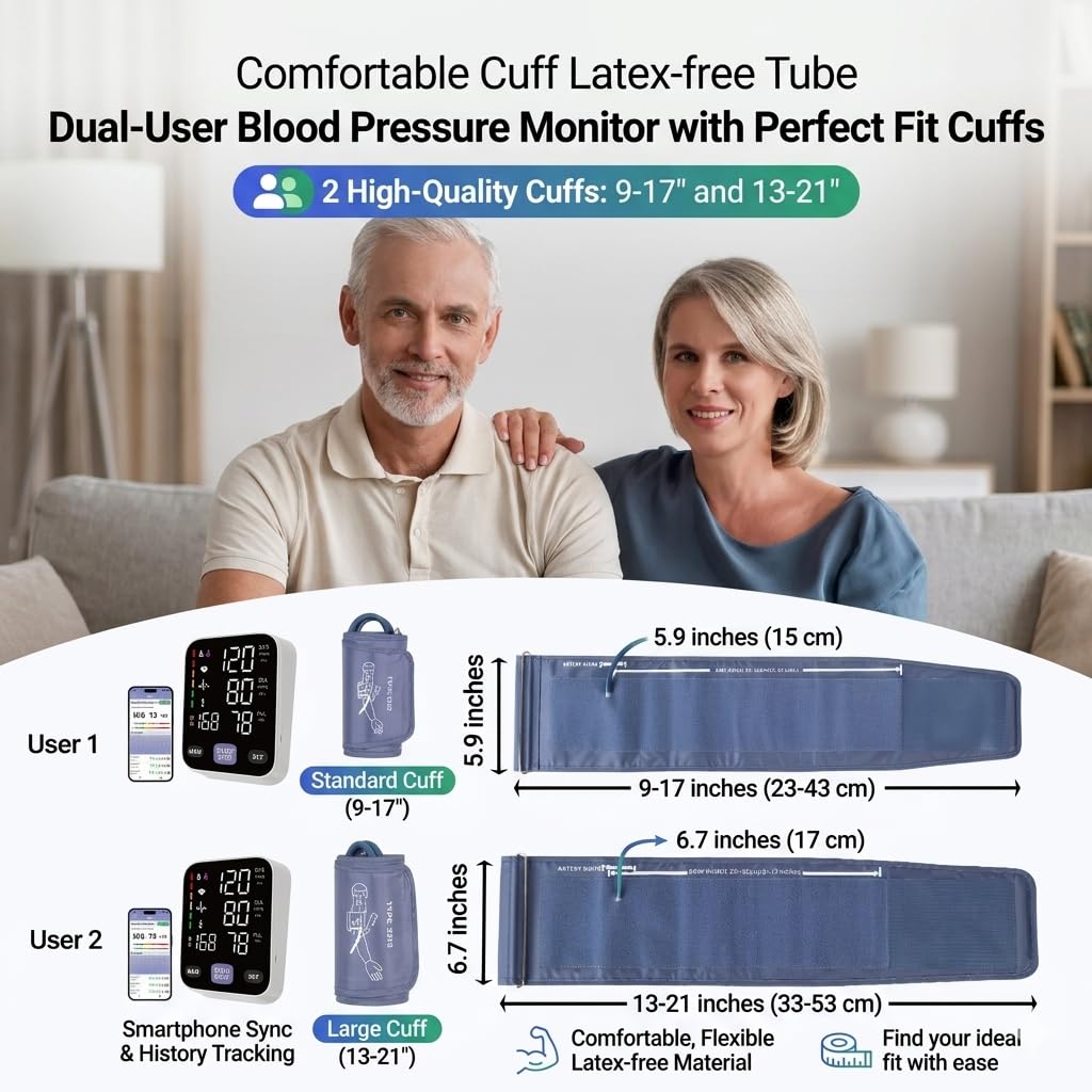 Andesfit Blood Pressure Monitor – FDA-Cleared Home Use

