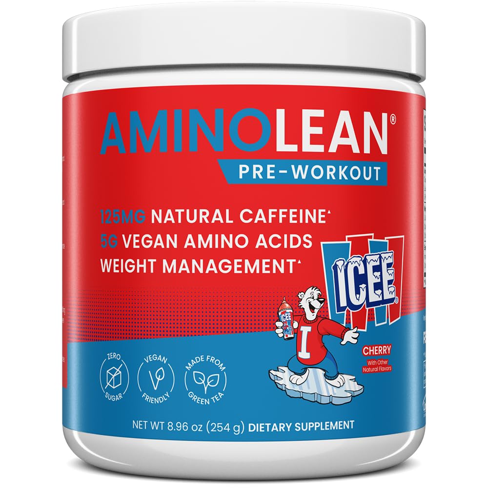 AminoLean Pre Workout by RSP Nutrition – Clean Energy, Vegan Formula