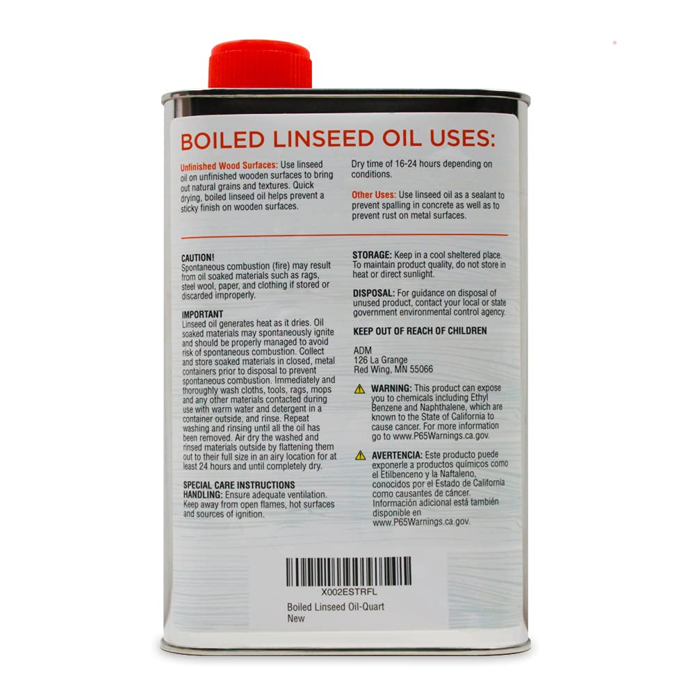LinSheen Boiled Linseed Oil - Clear Wood Finish

