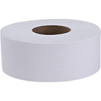 Genuine Joe Jumbo Roll Bath Tissue - Two-Ply White Recycled

