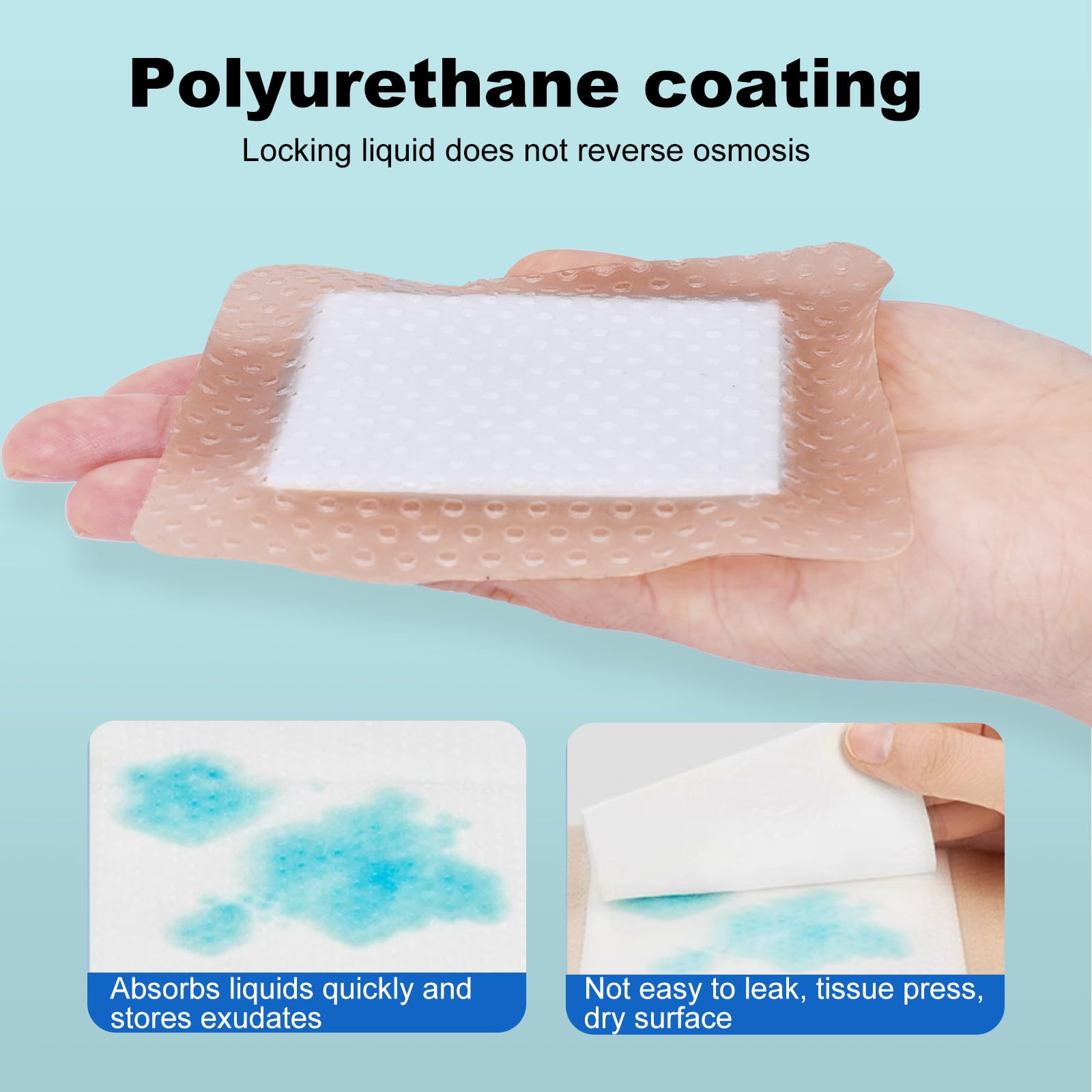 Silicone Foam Dressing with Gentle Border for Wound Care

