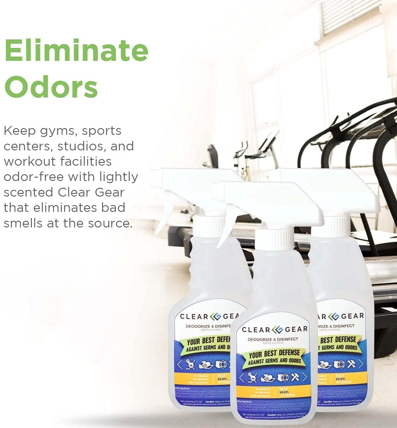 Clear Gear Disinfectant Spray for Sports Equipment

