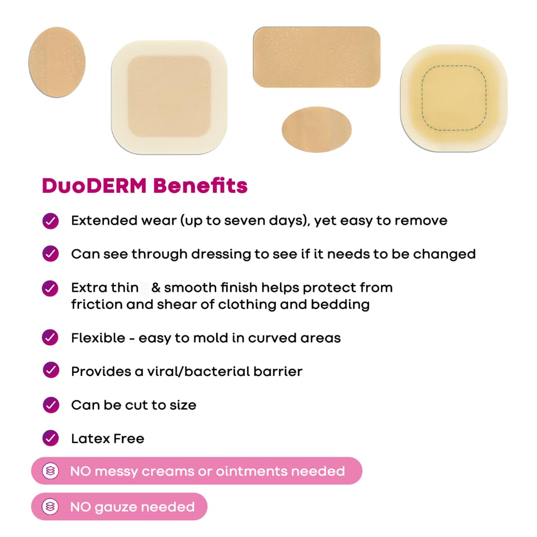 ConvaTec DuoDERM Extra Thin CGF Hydrocolloid Dressing

