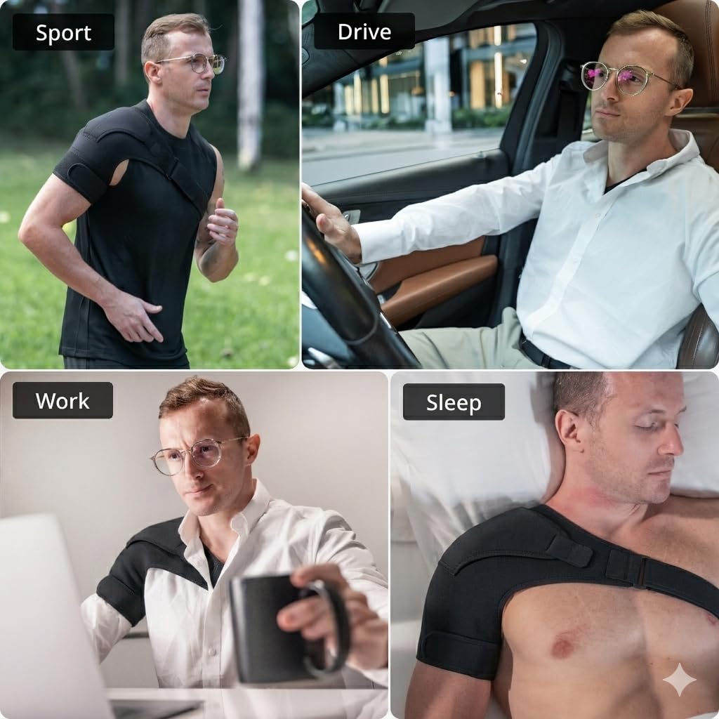 FIGHTECH Rotator Cuff Shoulder Brace for Men and Women

