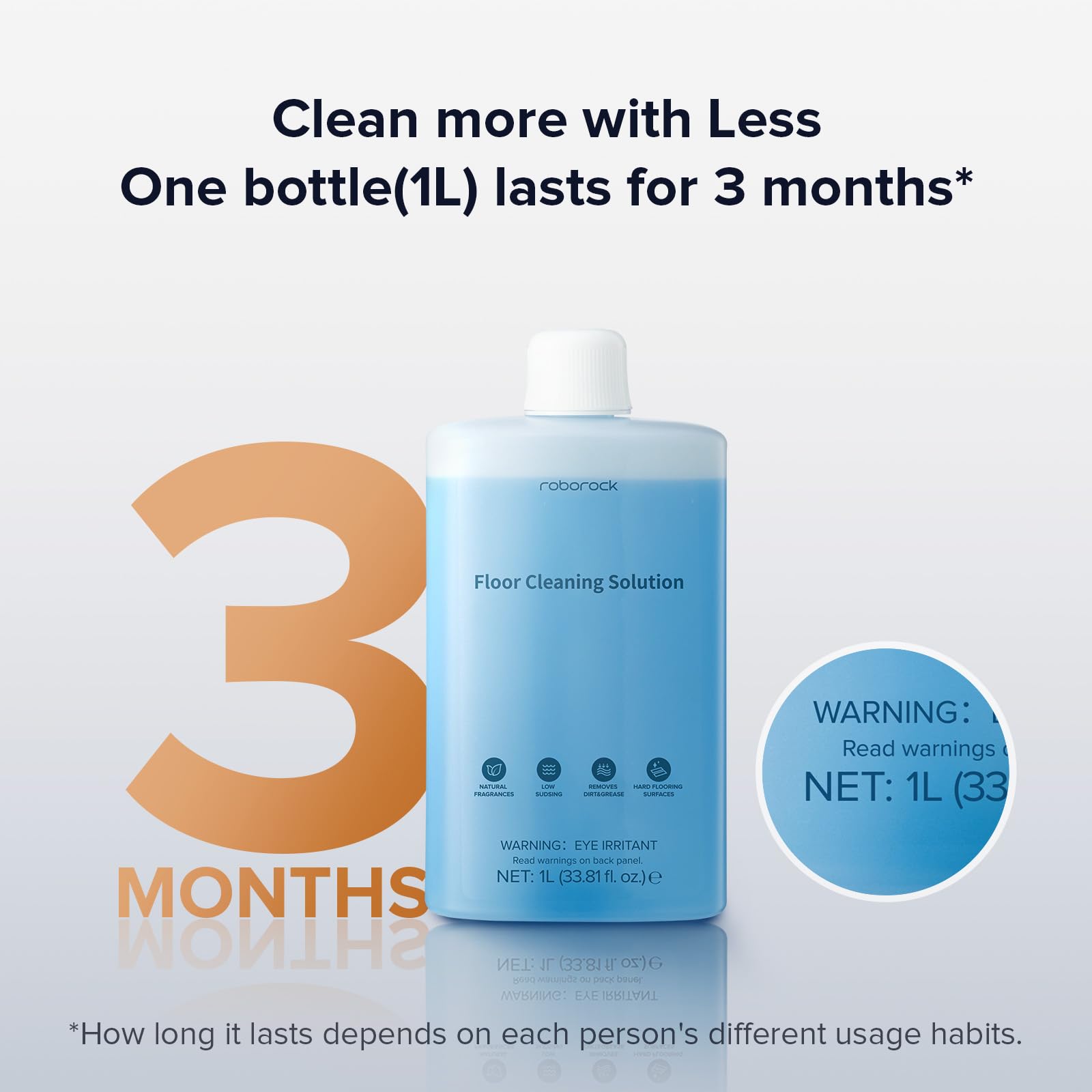 Roborock Floor Cleaning Solution for Hardwood Floors

