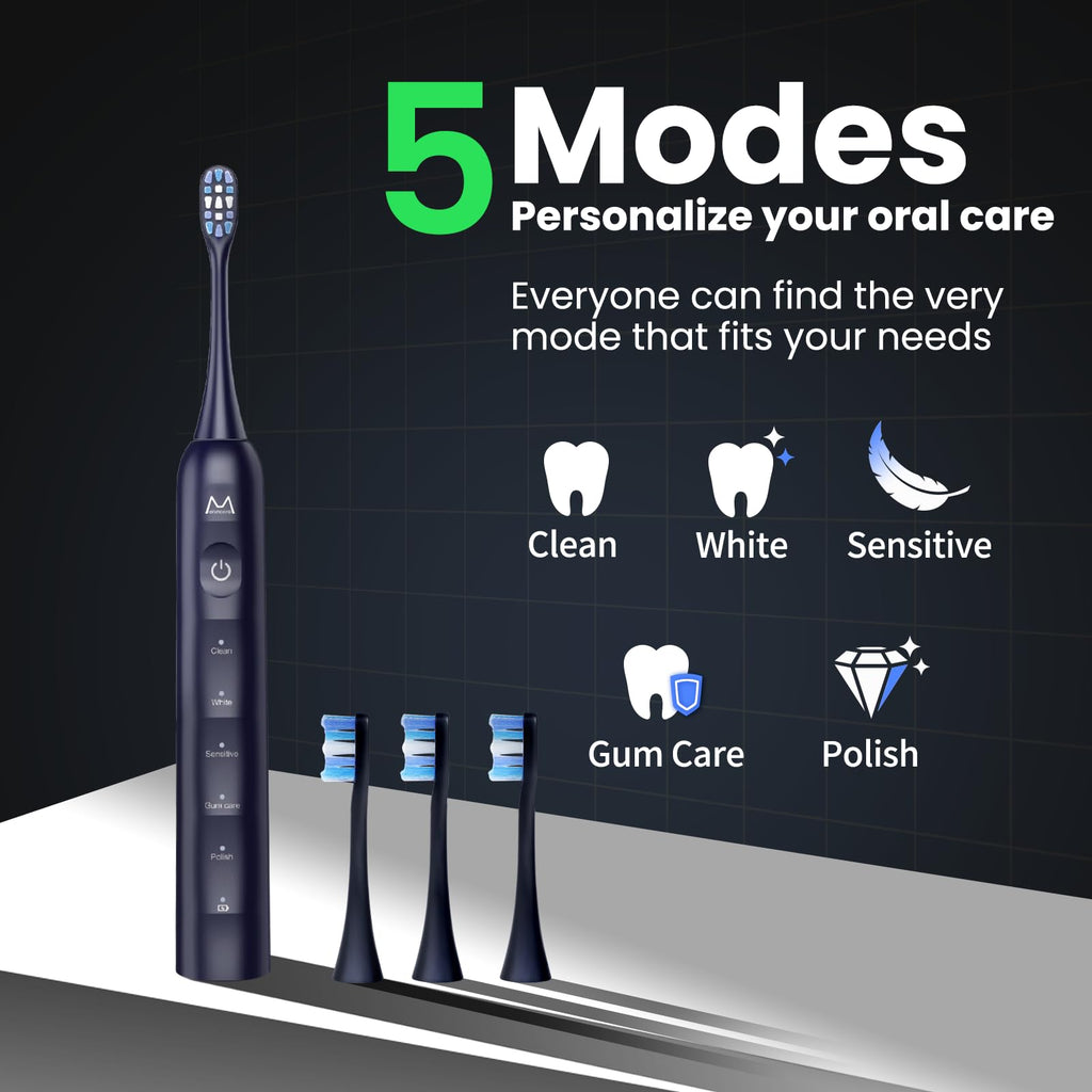Marlincare Sonic Electric Toothbrush | 180-Day Battery

