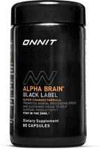 ONNIT Alpha Brain Black Label – Citicoline Brain Support

