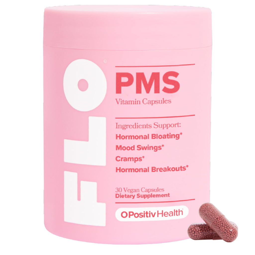 O Positiv FLO PMS Vitamins for Women | Plant-Based Relief

