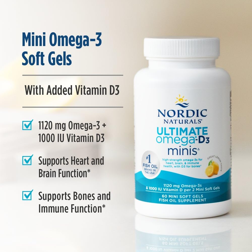 Nordic Naturals Ultimate Omega-3 Mini Soft Gels

