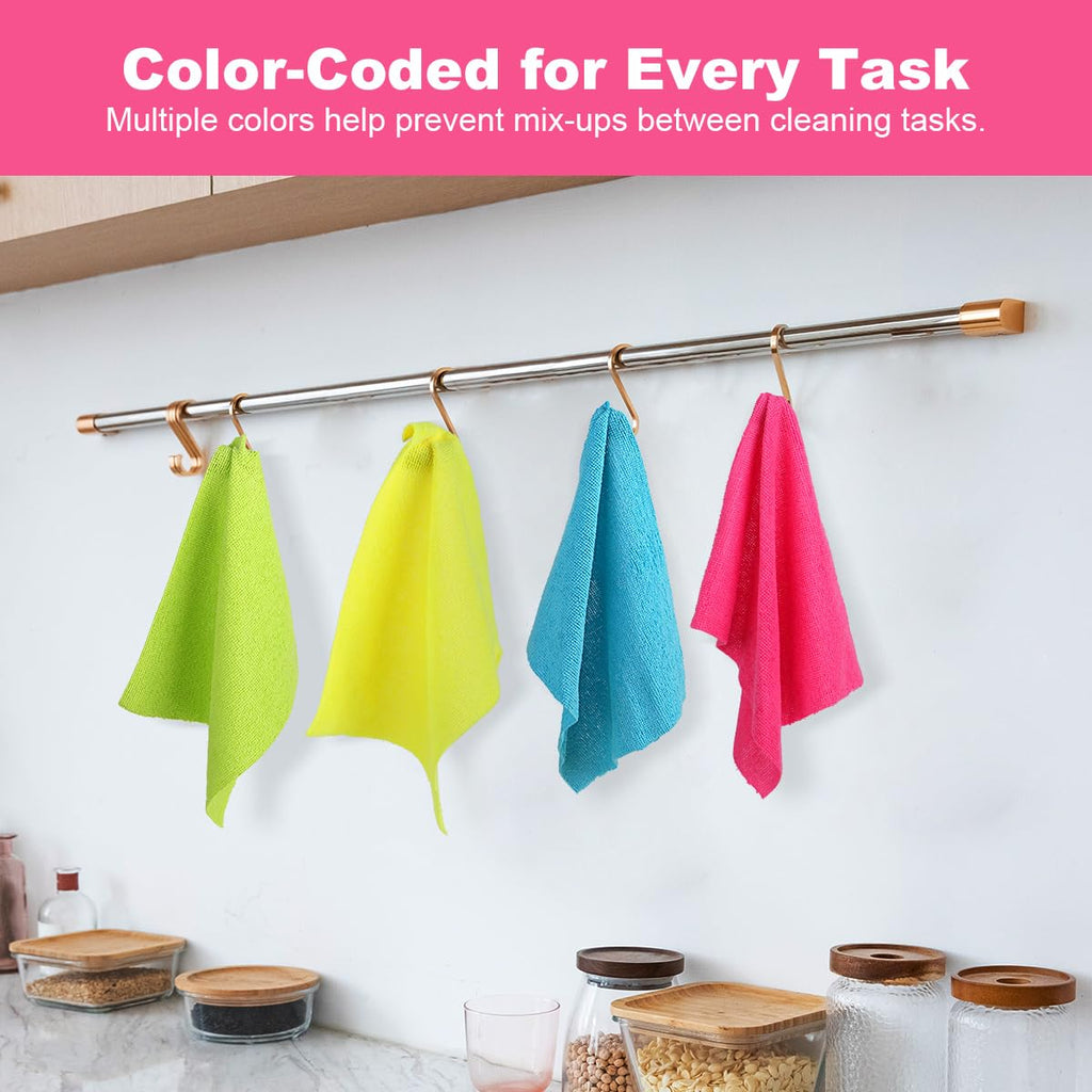 UNIMADE Microfiber Cleaning Cloths - Lint-Free

