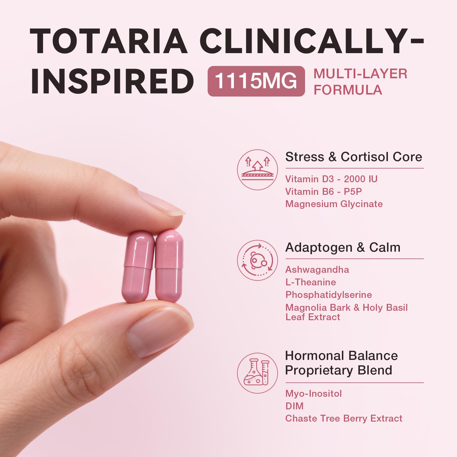 Totaria Hormonal Balance Supplement - Stress Support

