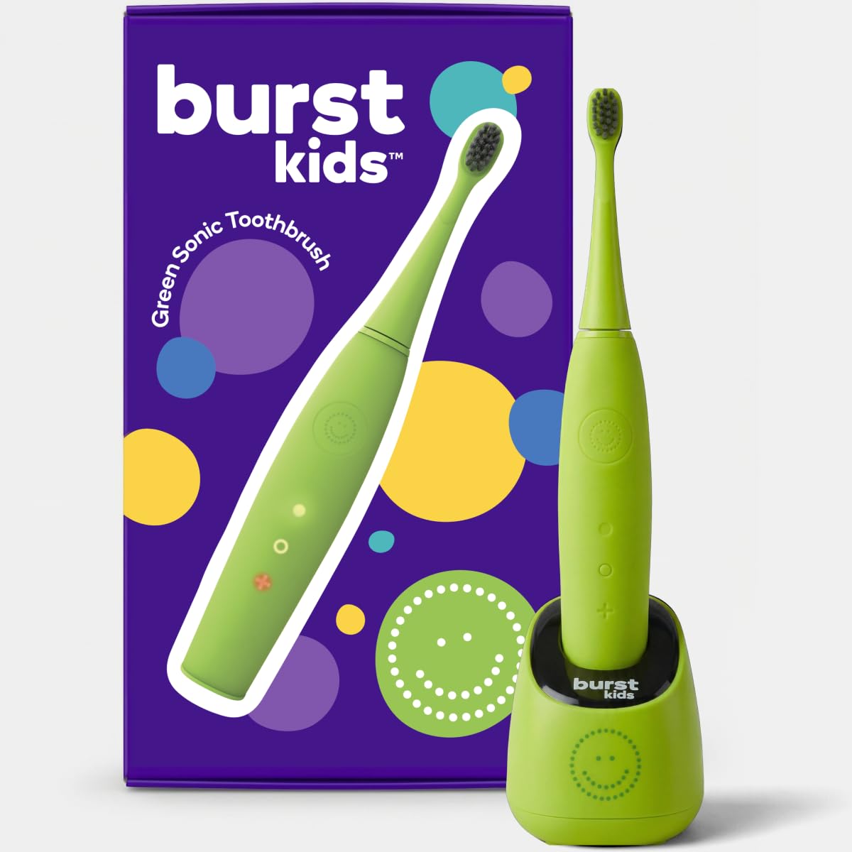 BURST Kids Electric Toothbrush for Toddlers, Soft Bristles