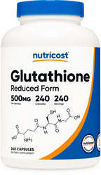 Nutricost Glutathione Capsules 500mg - Gluten Free GMO Free

