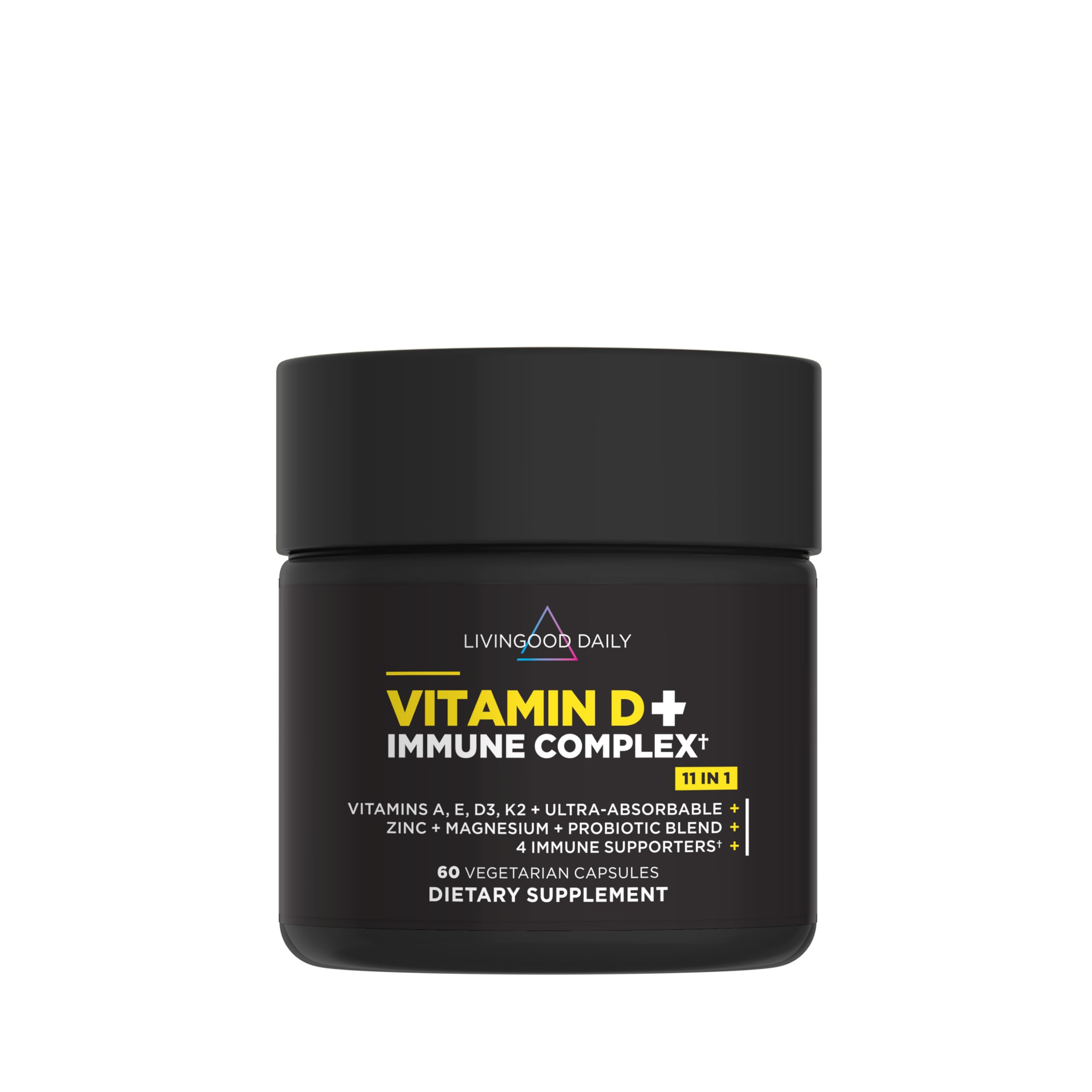 Livingood Daily Vitamin D3 K2 Immune Support

