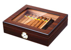Bald Eagle Cigar Humidor with Glass Top | Desktop Humidor Box

