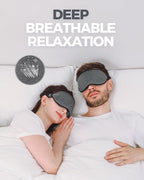 MZOO Luxury Sleep Mask 3D | Light Blocking & Comfort

