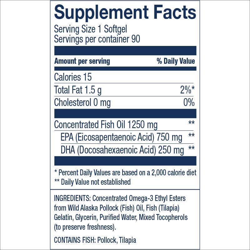 Wiley's Finest Peak EPA Omega-3 Fish Oil | Heart Support

