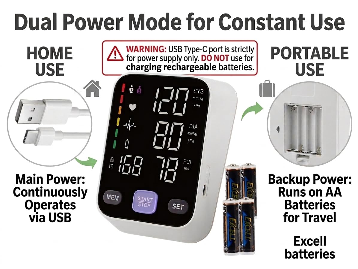 Andesfit Blood Pressure Monitor – FDA-Cleared Home Use

