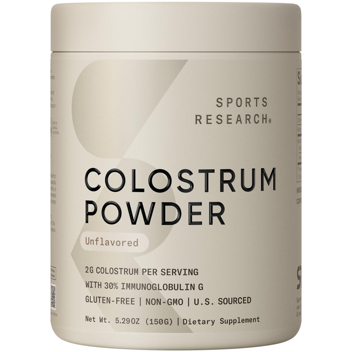 Sports Research Bovine Colostrum Powder – Immunity Support

