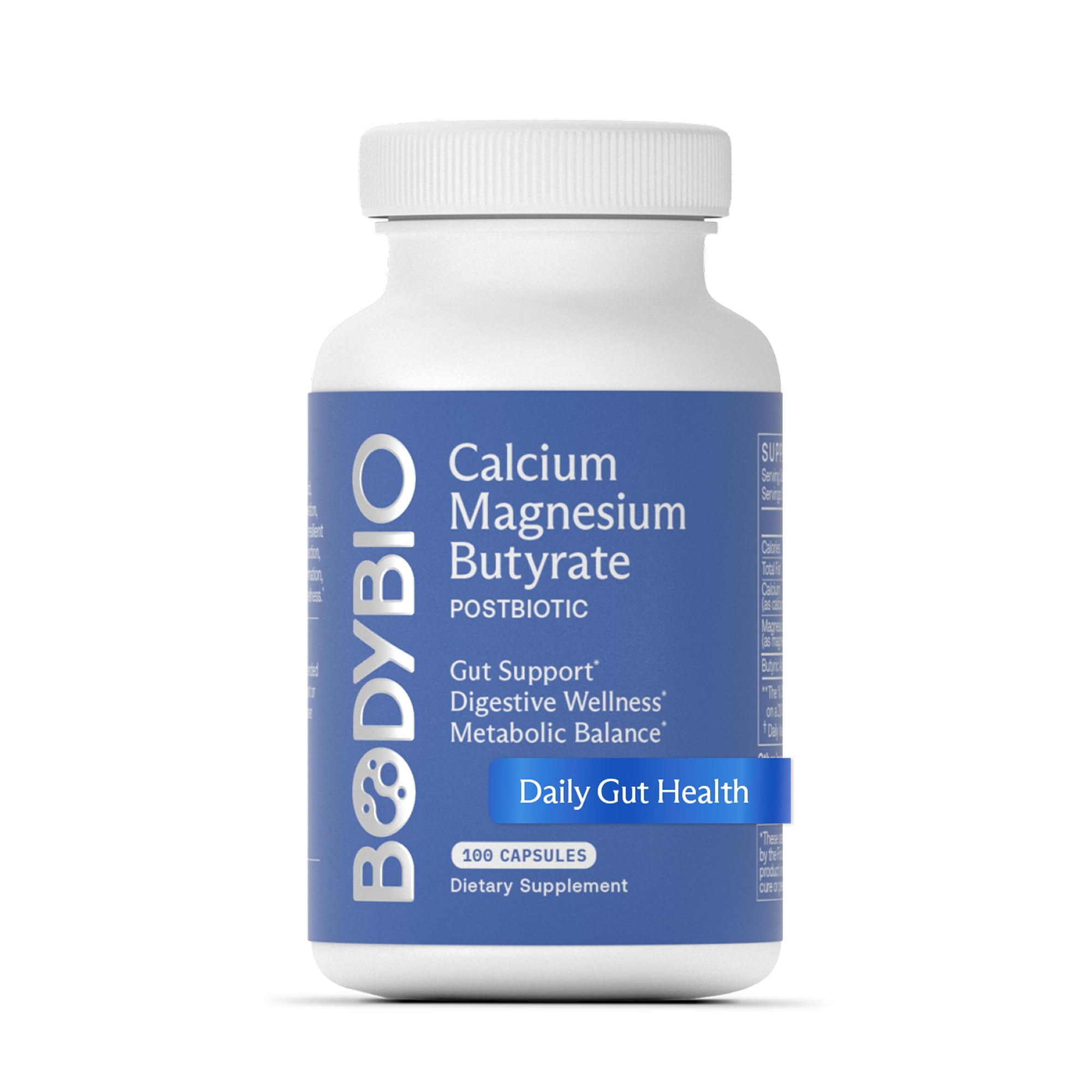 BodyBio Butyrate Postbiotic - Gut Health & Digestive Support

